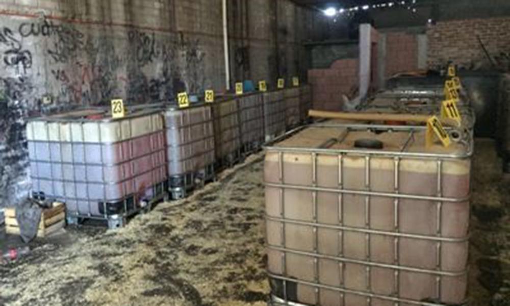 La PGR asegura 1,200 litros de hidrocarburo en Jalisco, robo de combustible