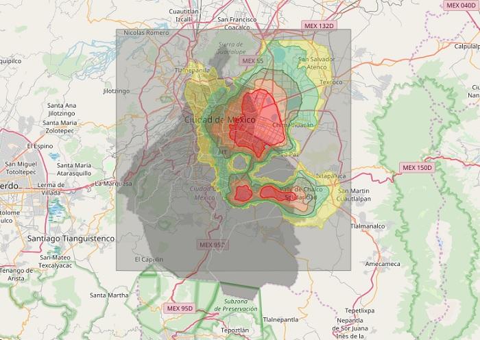 mapa riesgo, cdmx, atlas de riesgos, protección civil, sismos