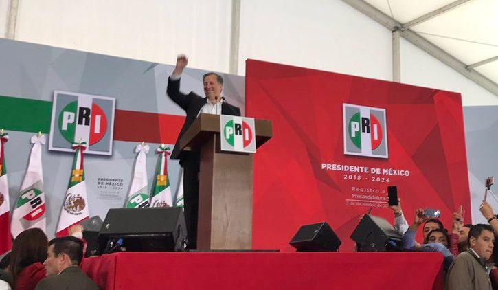 Se registra Meade como precandidato del PRI a la Presidencia