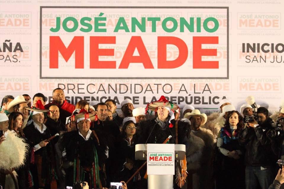 Chiapas estará en sintonía con el desarrollo de México: Meade en inicio de precampaña