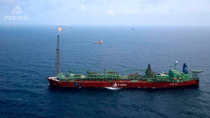 Pemex reducirá producción por mantenimiento al buque-tanque 'El Señor del Mar'