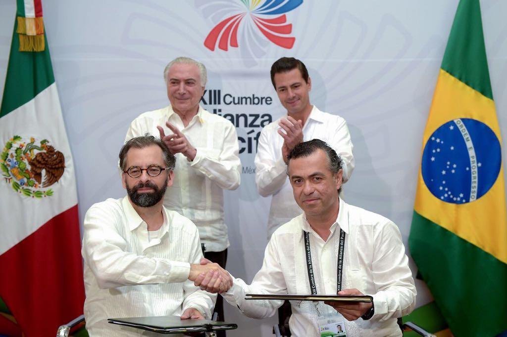 Firman México y Brasil acuerdo de cooperación en asuntos aduaneros