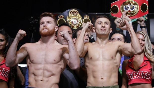 Se encienden ánimos durante pesaje de Canelo y Golovkin