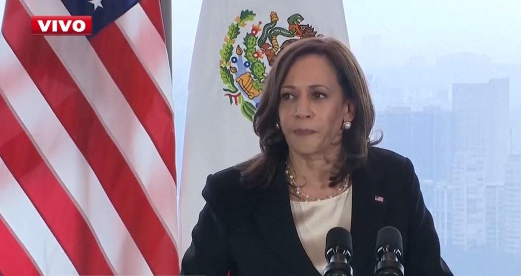 Kamala Harris de visita en México