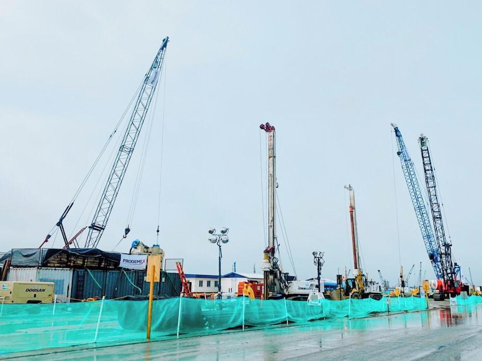 Construcción de la Refinería Dos Bocas