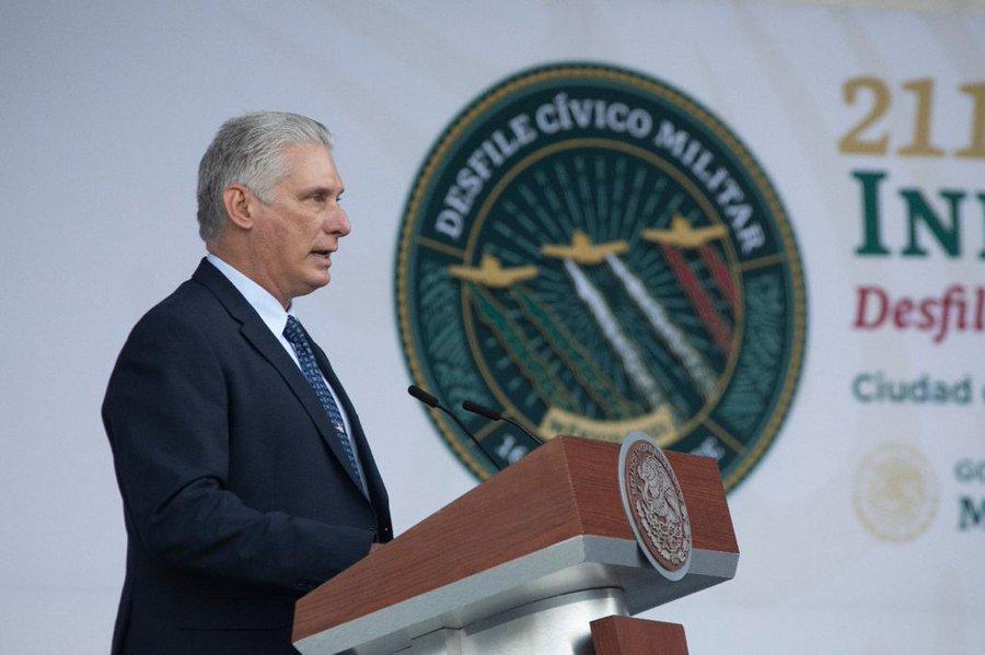 Miguel Díaz Canel / @EmbaCuMex