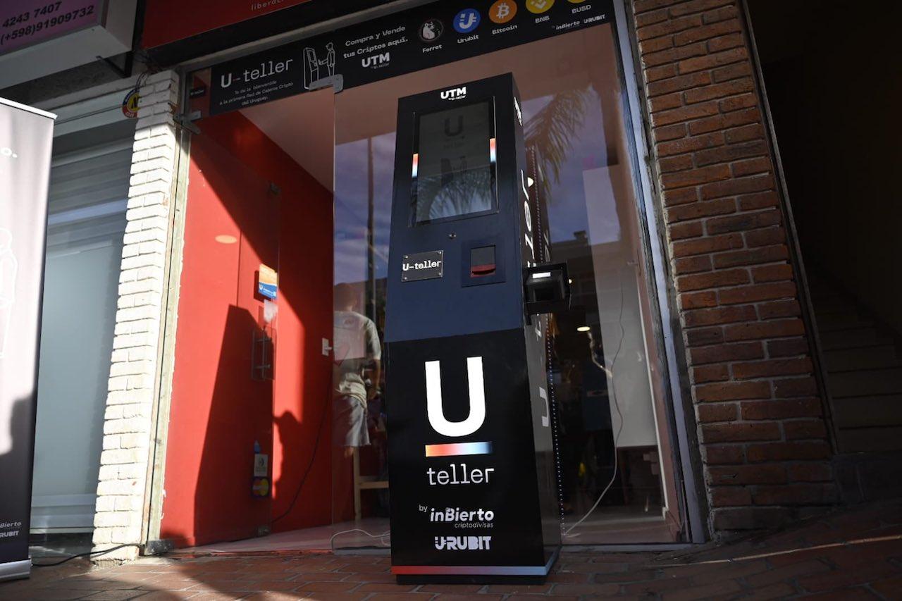 Cajero para criptomonedas en Uruguay / @URUBITes