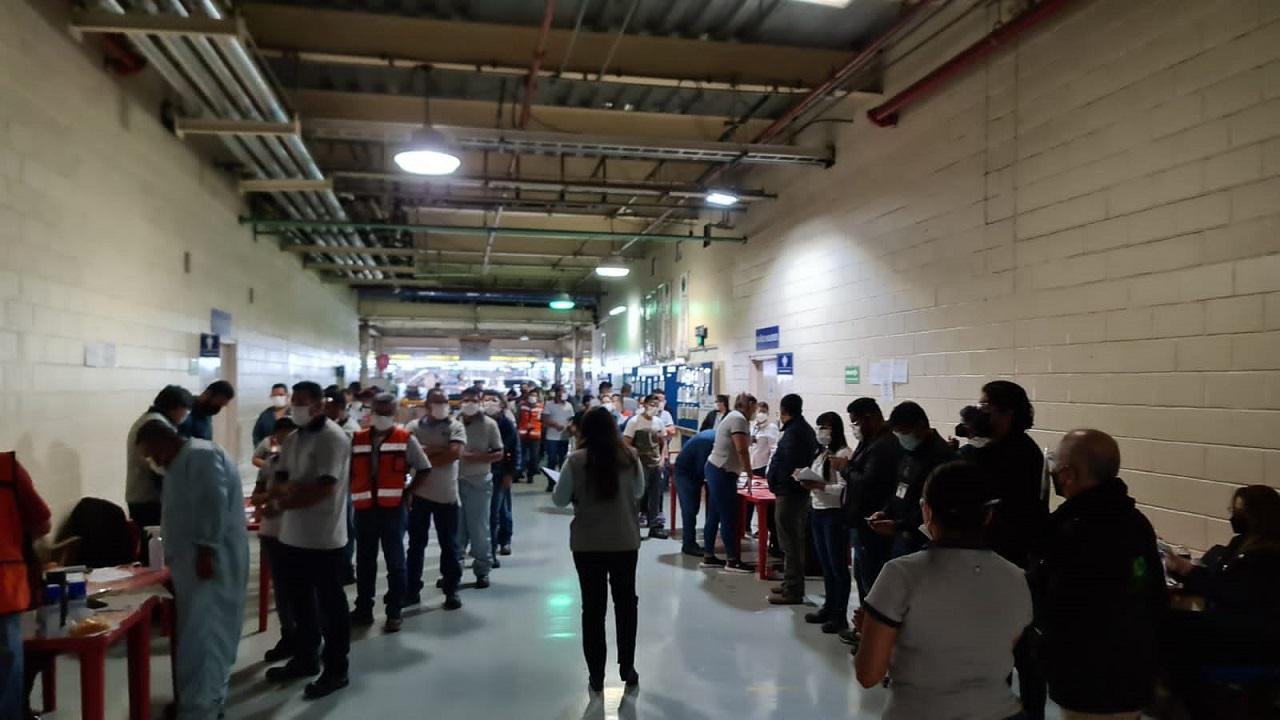 Votaciones de trabajadores en planta de GM en Silao / STPS