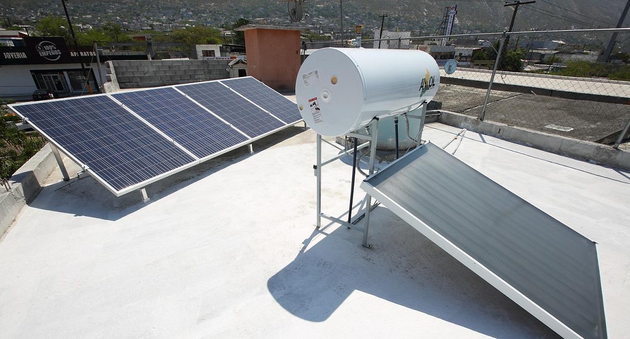 Calentador solar doméstico / https://www.fide.org.mx/