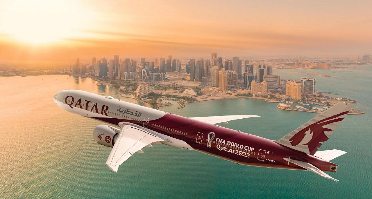 Avión de Qatar Airways