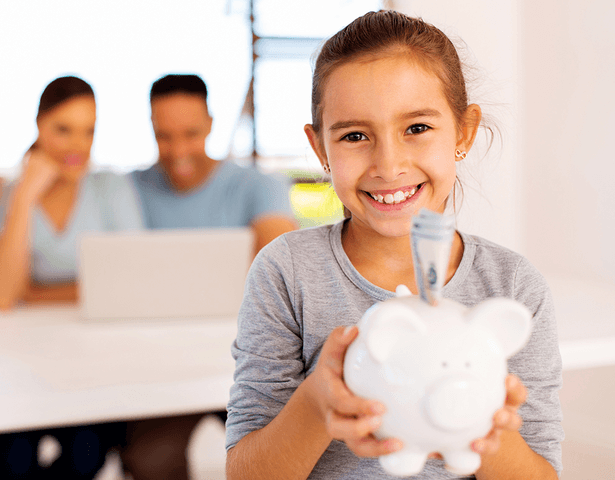 independencia financiera, niños
