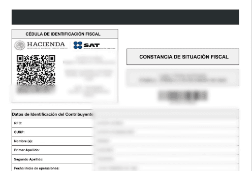 Constancia de Situación Fiscal