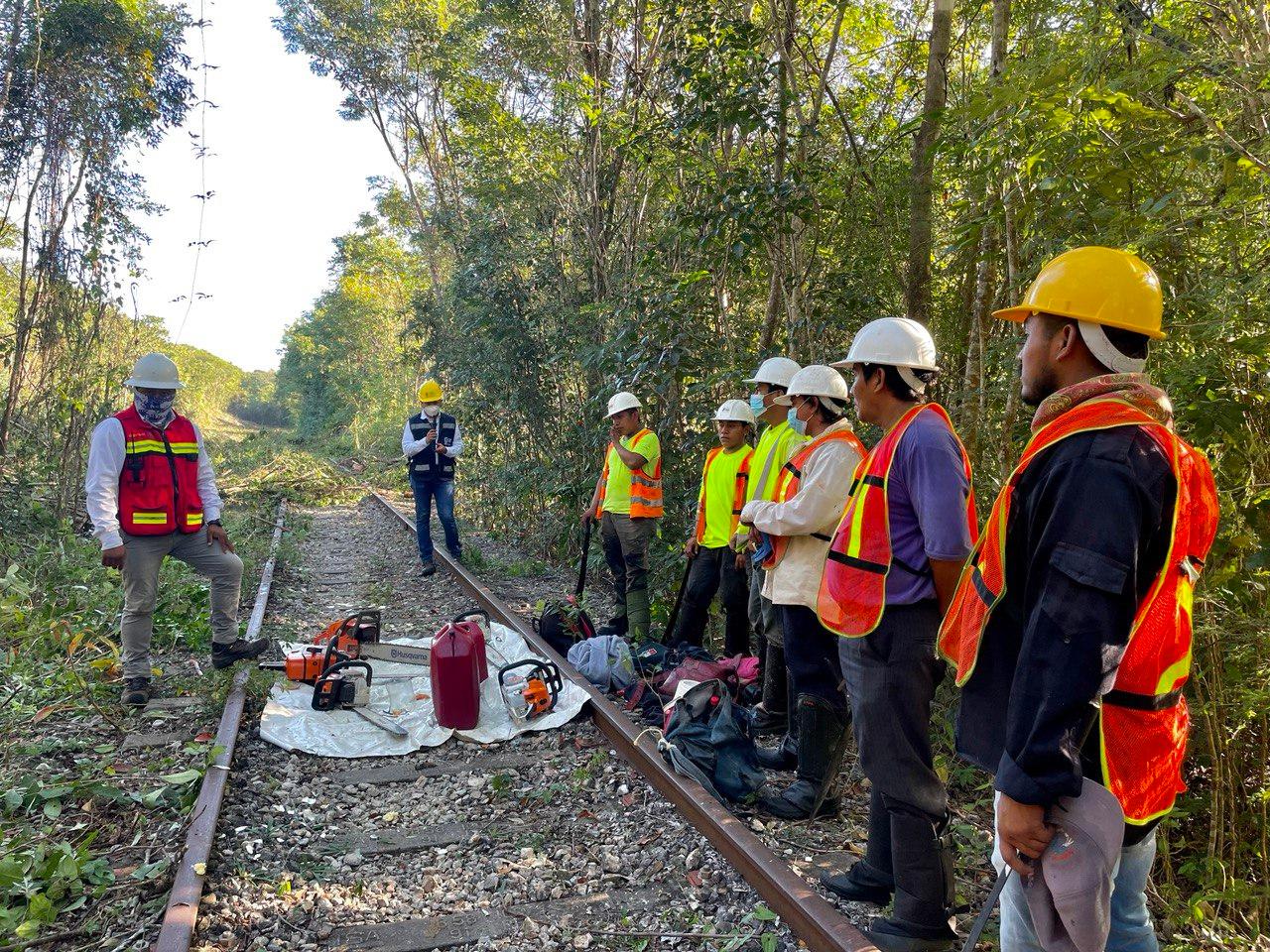 Construcción del Tren Maya / @TrenMayaMX