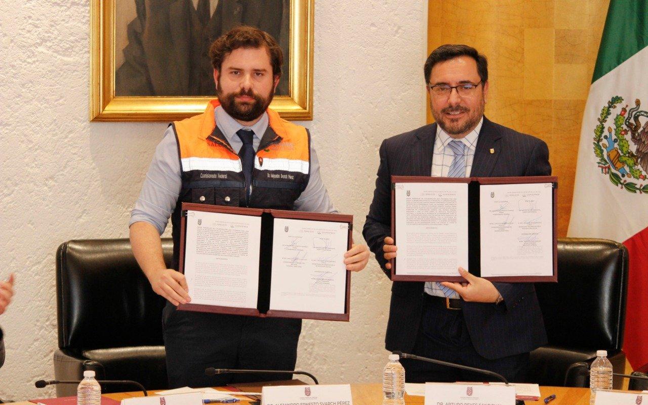 Firma de acuerdo entre Cofepris y el IPN / Cofepris