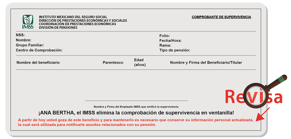 IMSS, supervivencia