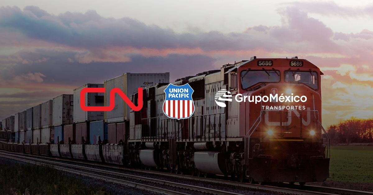 Grupo México, Union Pacific y Canadian National anuncian alianza / https://twitter.com/CNRailway