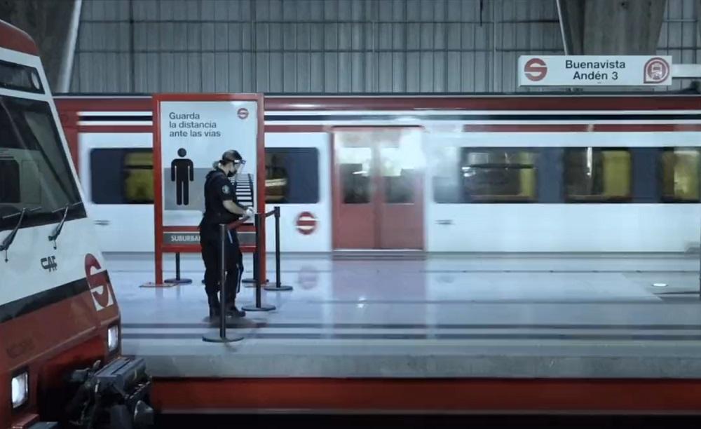 Tren Suburbano, captura de pantalla