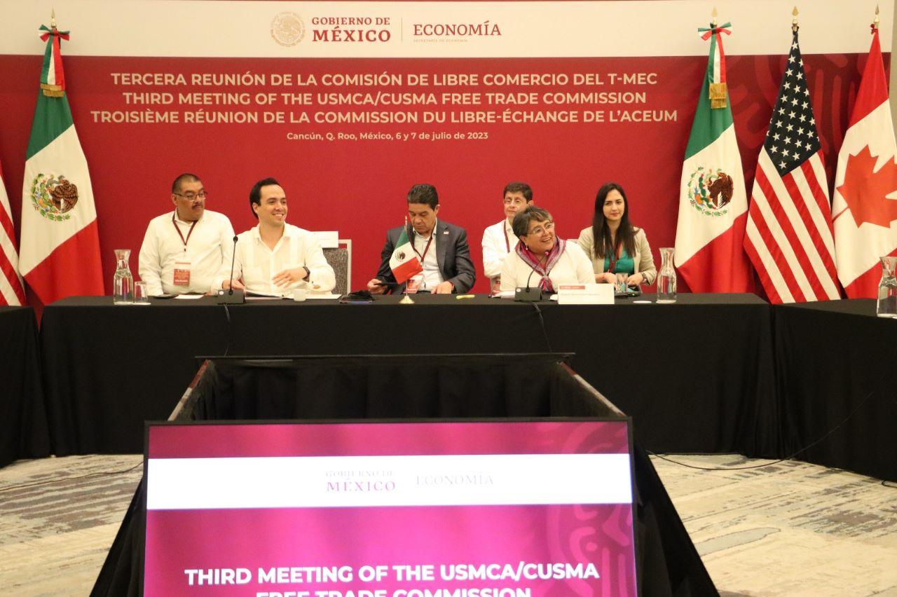 3a reunión de la Comisión de Libre Comercio del T-MEC / Secretaría de Economía