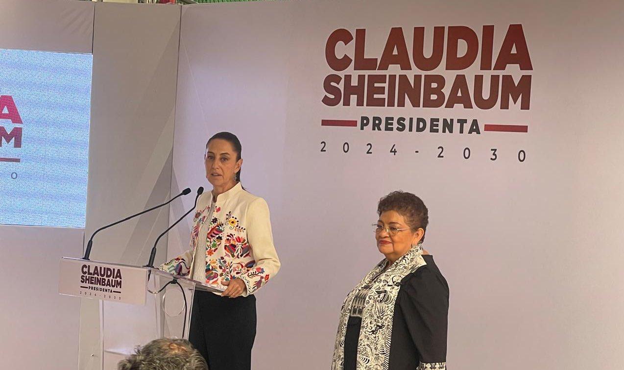 Claudia Sheinbaum y Ernestina Godoy / @ErnestinaGodoy_