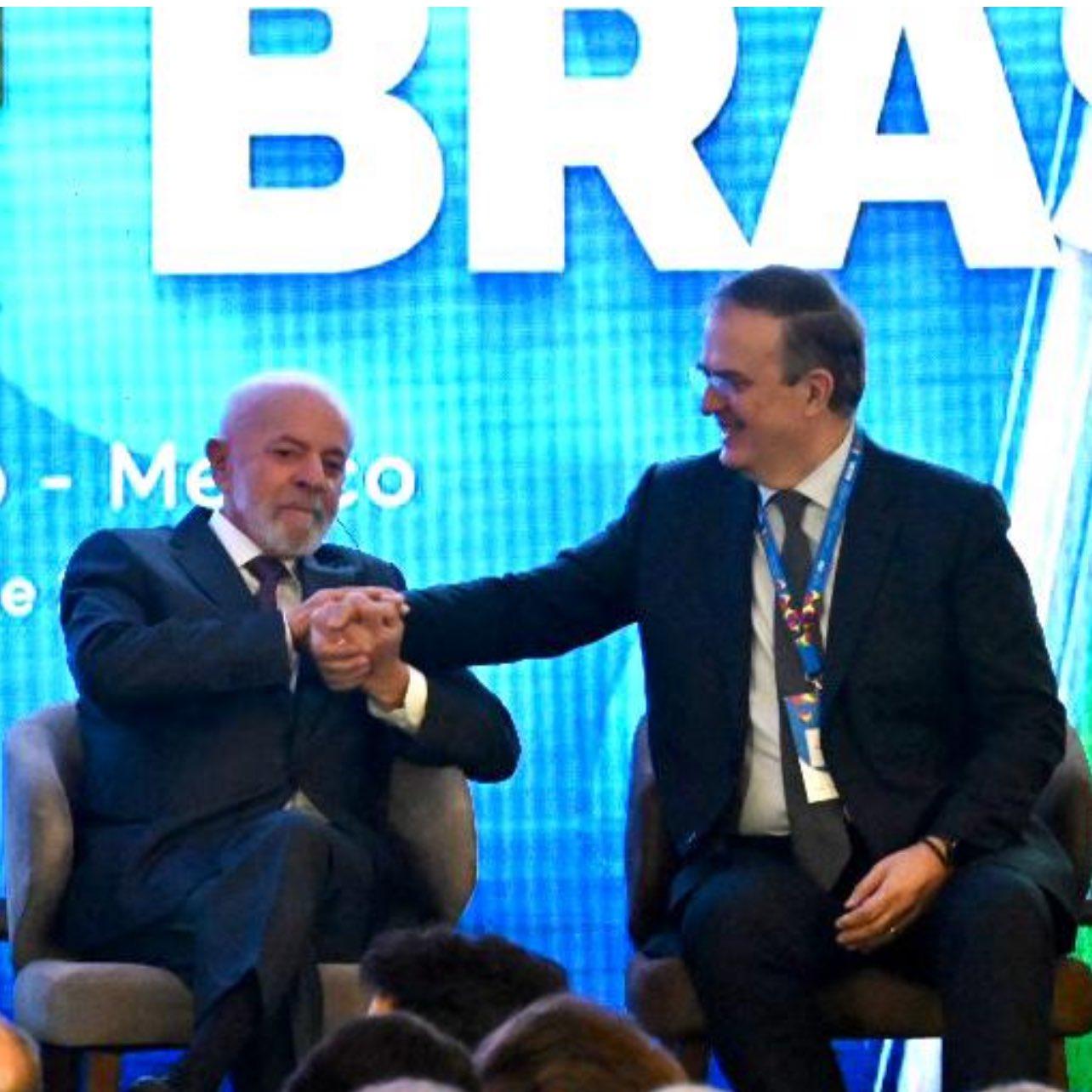 "Lula" da Silva y Marcelo Ebrard / @m_ebrard