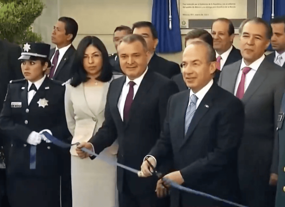 Genaro García Luna y Felipe Calderón
