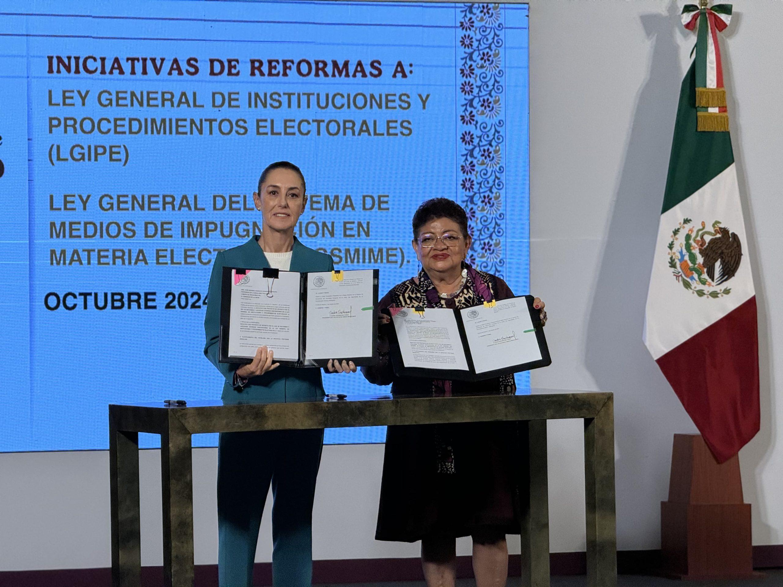 Claudia Sheinbaum y Ernestina Godoy / @ErnestinaGodoy_