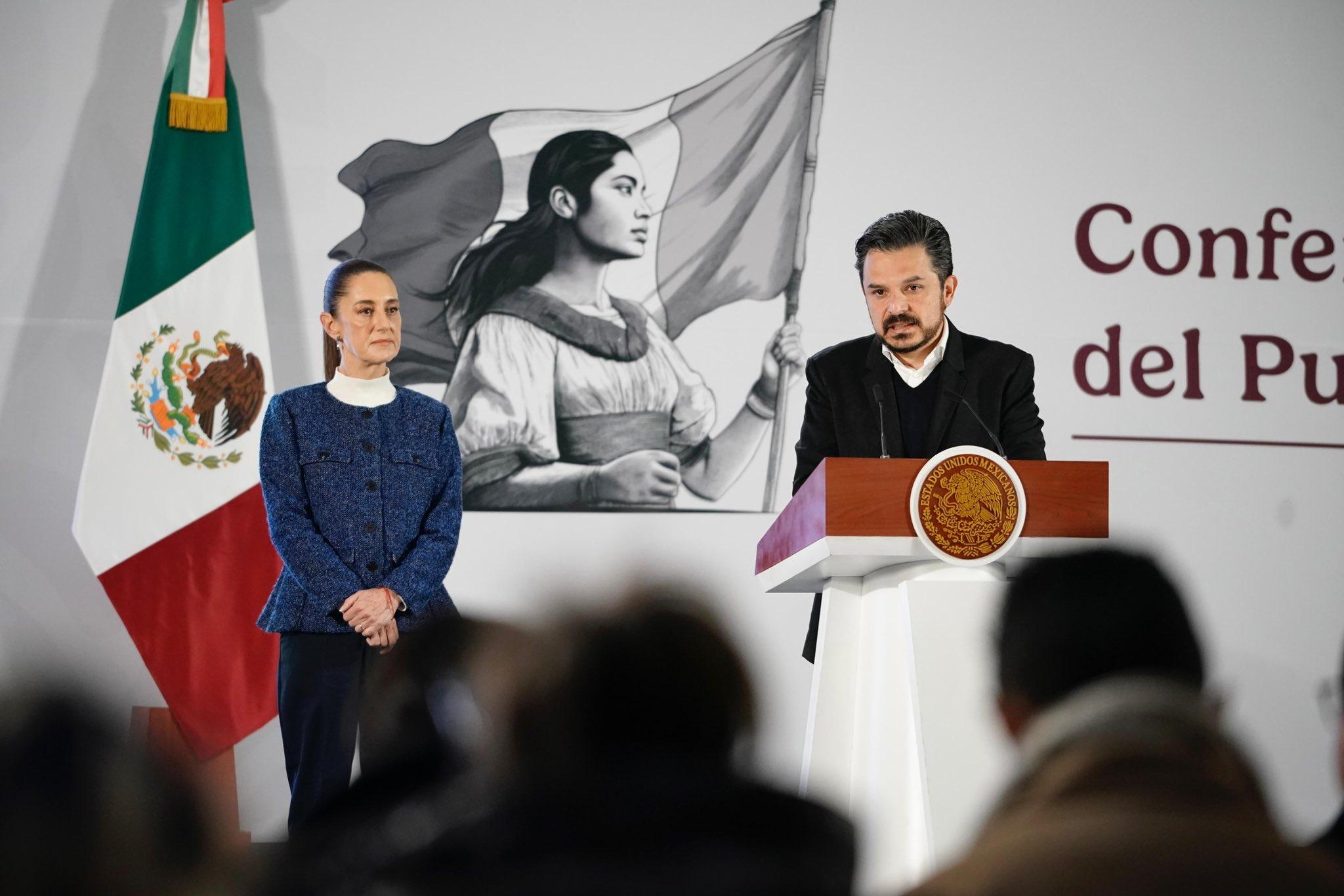 Claudia Sheinbaum y Zoé Robledo / @zoerobledo