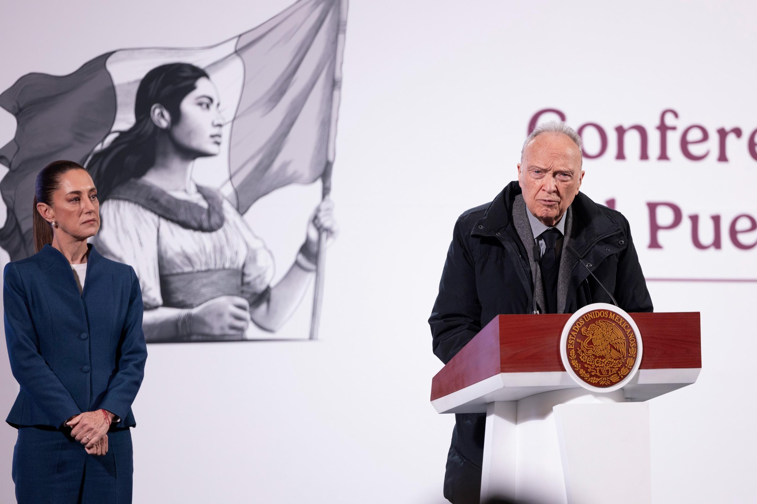 Claudia Sheinbaum y Alejandro Gertz / https://www.gob.mx/presidencia/