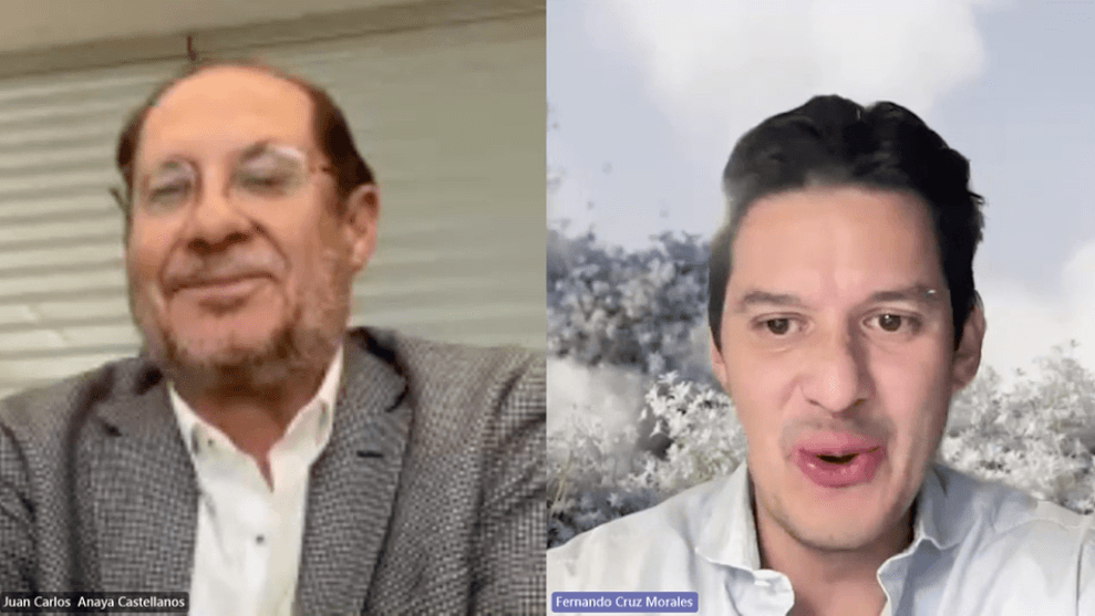 Juan Carlos Anaya y Fernando Cruz