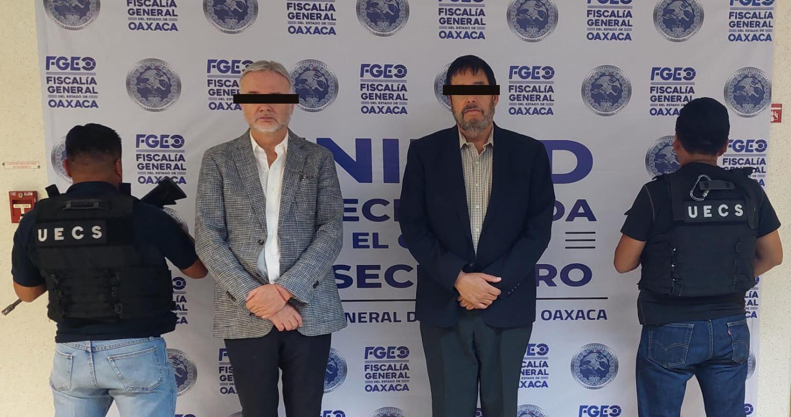 Roberto Zapata y Gerardo Cárdenas / @FISCALIA_GobOax