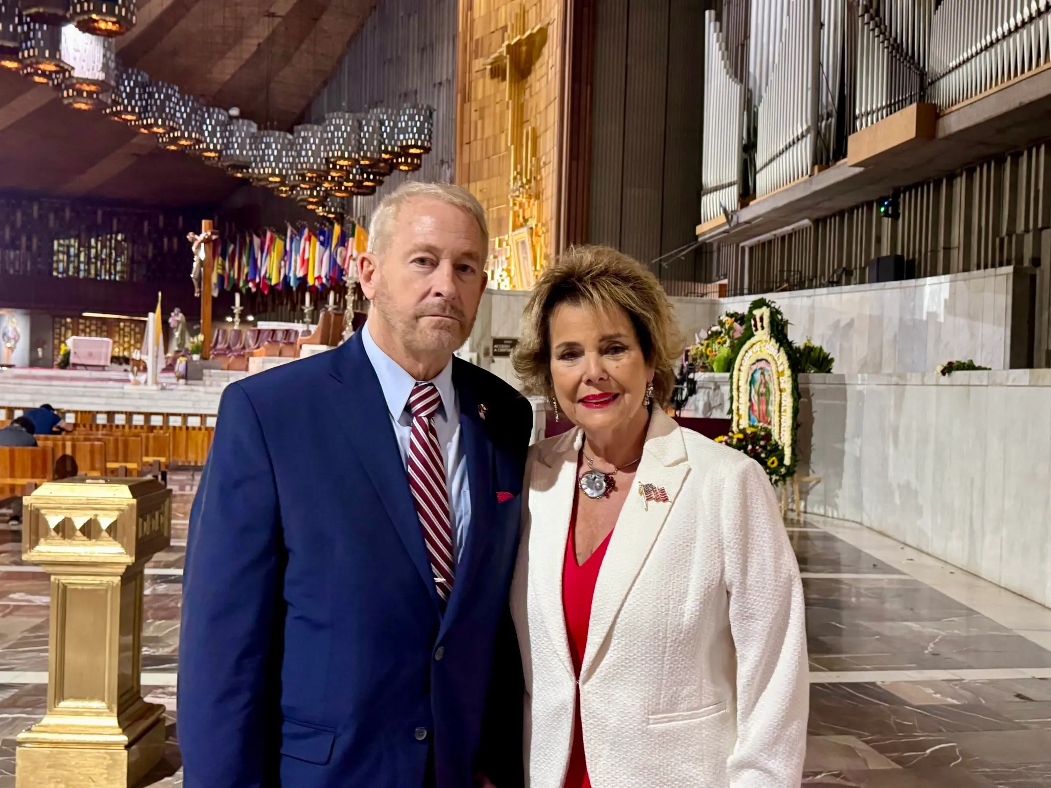 Ron Johnson y Alina Johnson / @USAmbMex