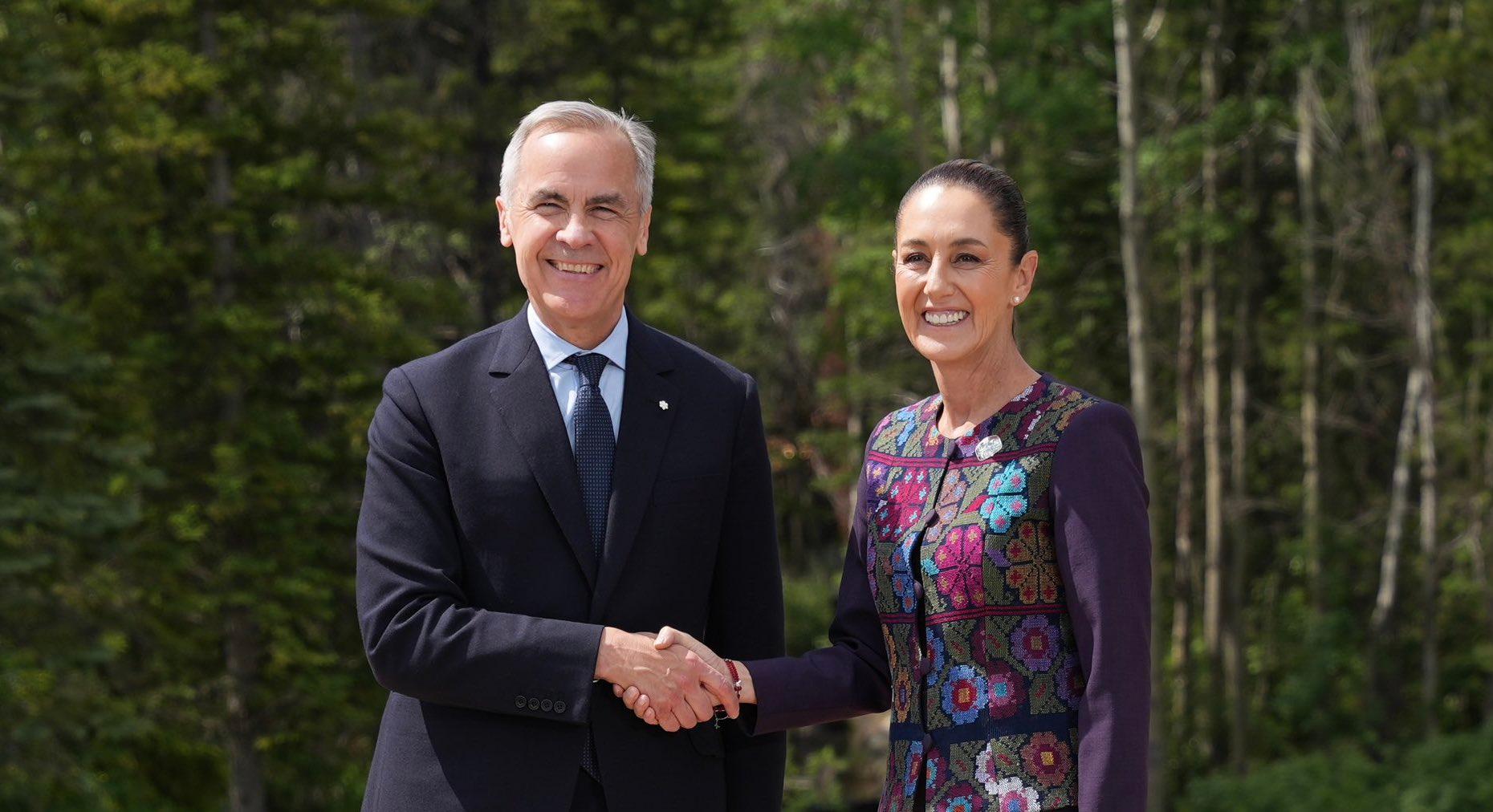 Mark Carney y Claudia Sheinbaum / @Claudiashein