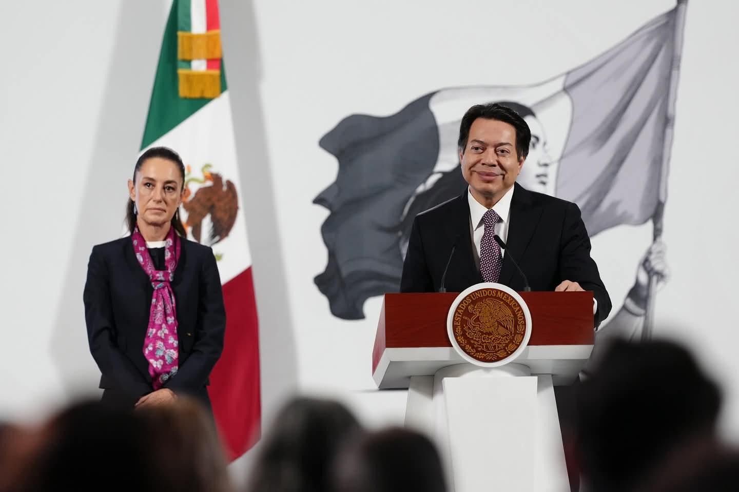 Claudia Sheinbaum y Mario Delgado / @mario_delgado