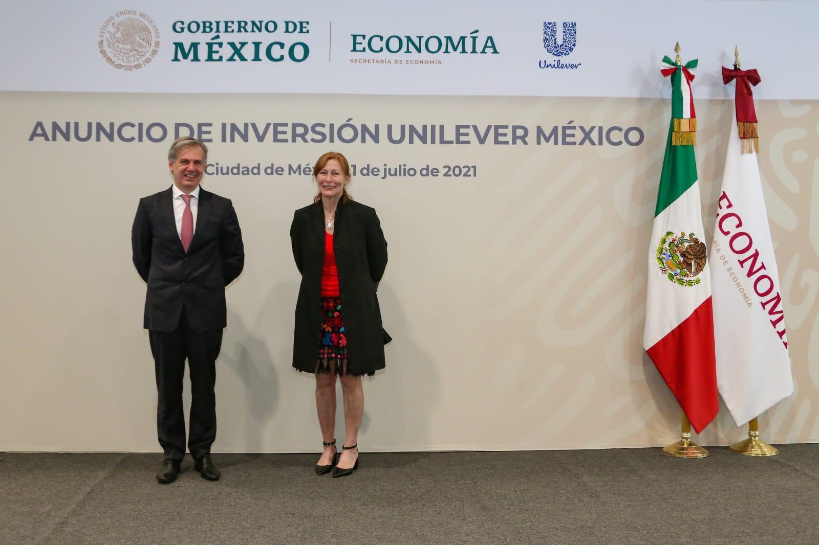 Anuncio de inversión de Unilever en México /@SE_mx