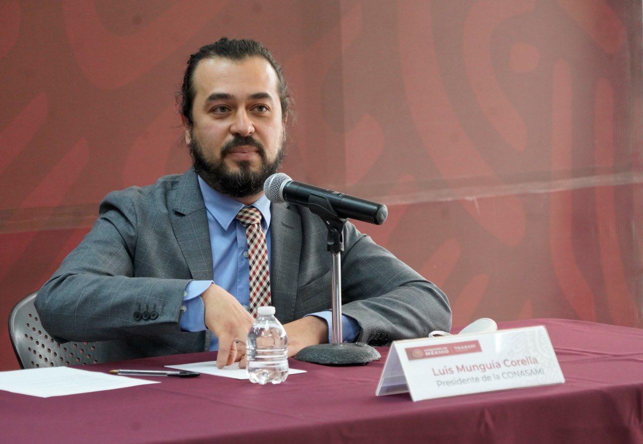 Luis Munguía Corella, presidente de la Conasami / STPS