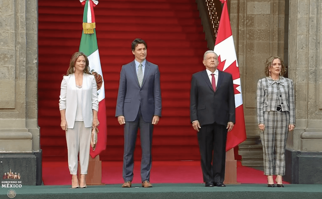Justin Trudeau y Andrés Manuel López Obrador